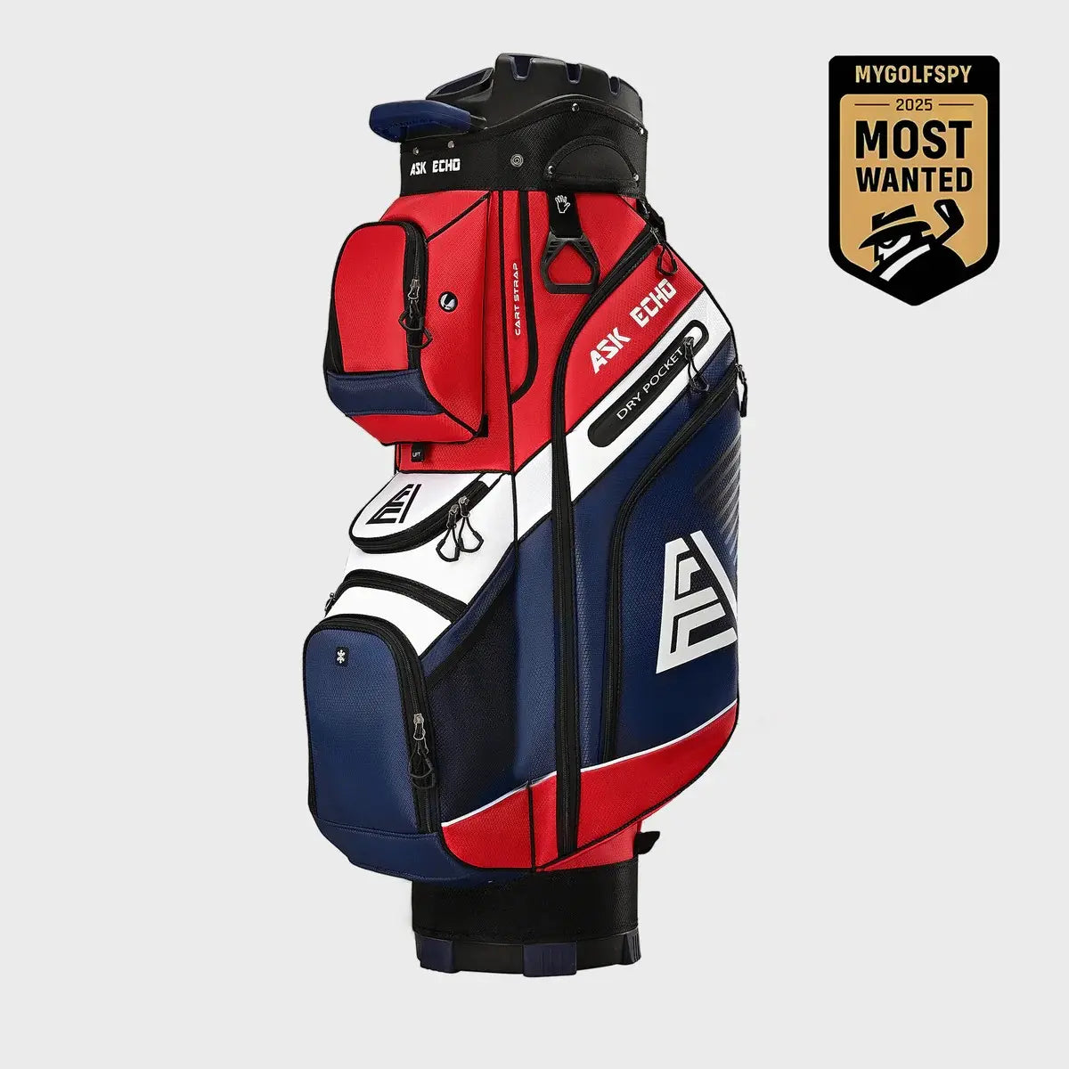 T-Lock Golf Cart Bag 🛒 14-Way Divider, Ice Pocket, Men's Golf Bag